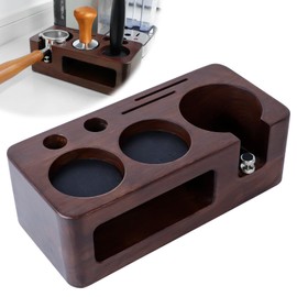 JOLIGAEA Tamper Station 58 mm, Coffee Tamping Station Made of Walnut, Coffee Tamper Station for Barista, Barista Accessories Tamper, Coffee Tamping Stand, Coffee Filter Tamper Holder