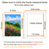 BESCRCL 8x10 Picture Frame Black Set of 6, Display Pictures