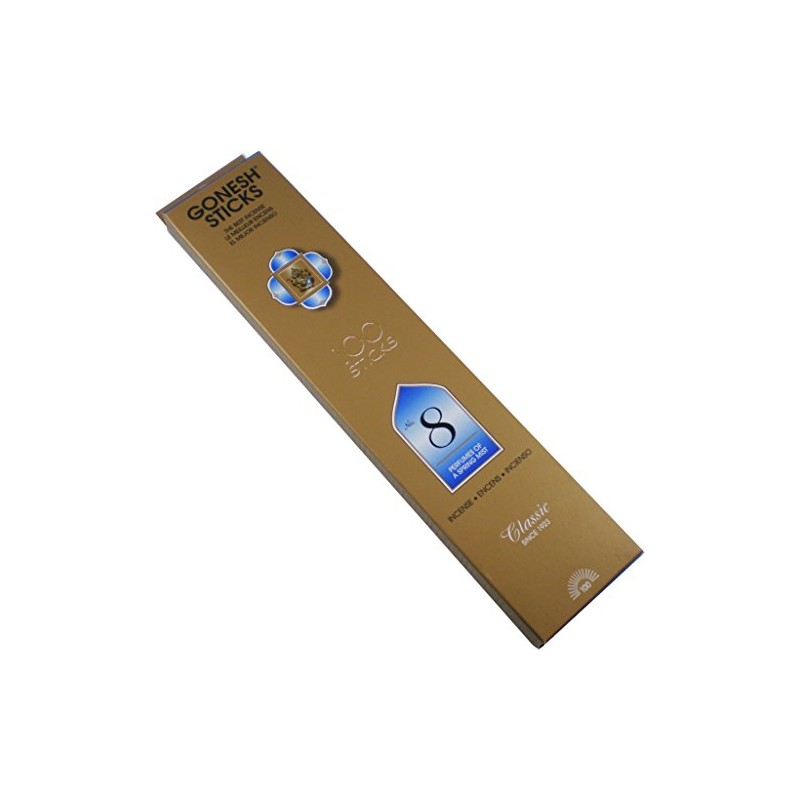 GONESH Incense Stick, No.8, 100 Sticks, Relaxing, Healing Goods, Incense