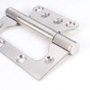 Stainless Steel Hinges, Small Flush Door Hinges with Screws, Smooth