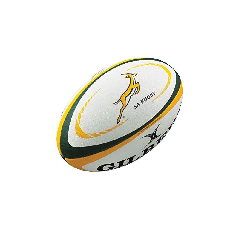 Gilbert South Africa International Replica Rugbyball, Weiß, Midi