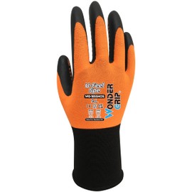 Wondergrip - U-Feel SPE - WG-1855HOS Safety Gloves - Single Nitrile Coating - Micro Dots for Increased Grip - IT-Compatible - For Dry-to-Oily Conditions - Orange - Small