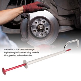 Brake Disc Measuring Tool, Aluminum Alloy 0 To 45mm Fast Accurate Detection Thickness Measuring Ruler Calipers Micrometer for Motorcycle Car