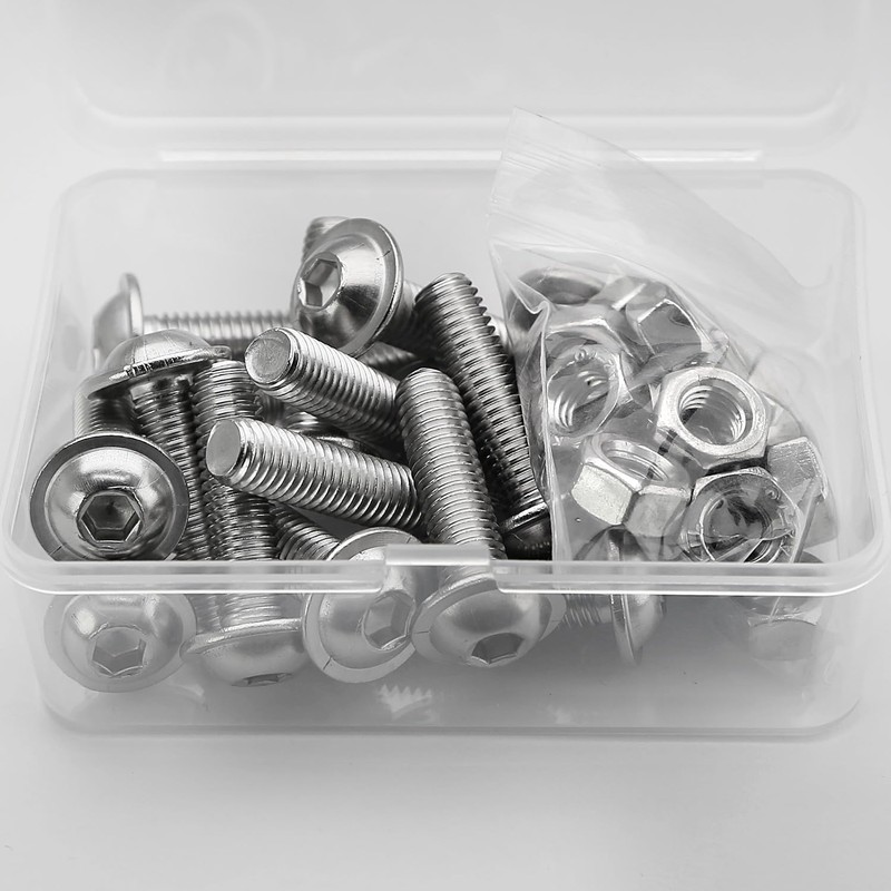 (15 Sets) M8 x 30 mm Allen Screws with Flange