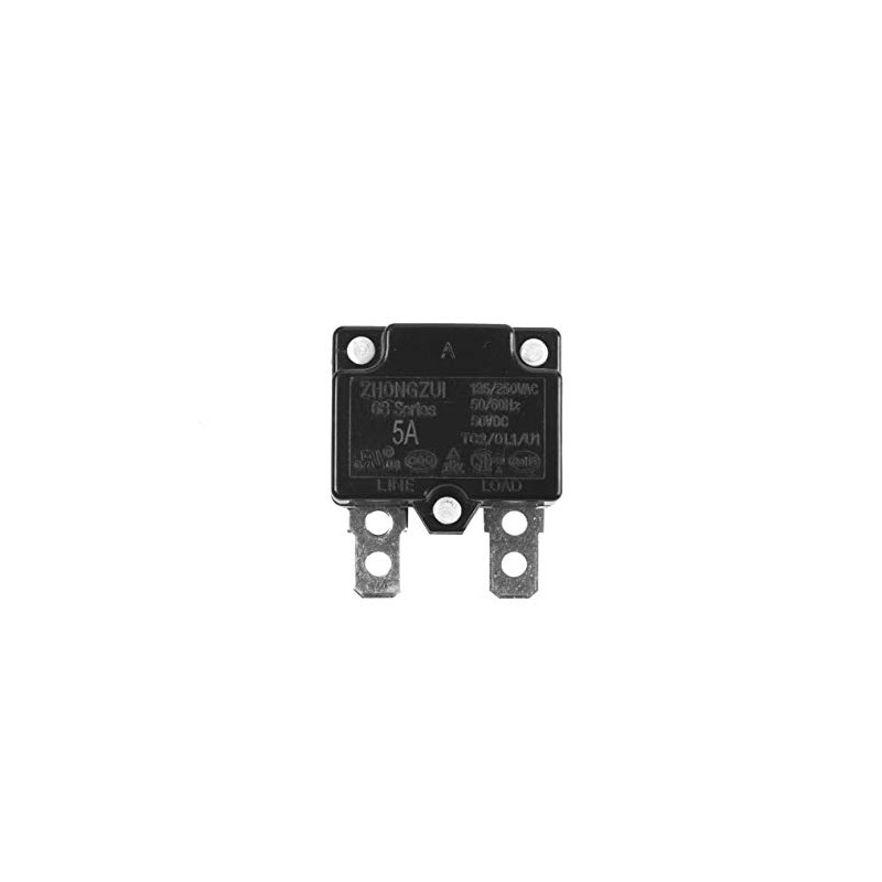 5A Circuit Breaker Auto Reset Overload Protector Fuse for Children