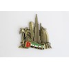 Dubai (UAE) - 3D Metal Fridge Magnet for Kitchen Refrigerator
