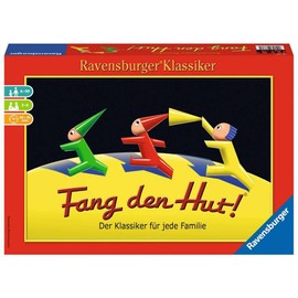 Ravensburger 26736 - Fang den Hut - Hütchenspiel für 2-6 Spieler, Familienspiel ab 6 Jahren, Ravensburger Klassiker
