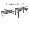 Goaylate Folding Camping Table Retractable Foldable Lightweight Compact Desk for
