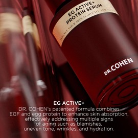 EG ACTIVE Serum Nano EGF & Egg Protein Infused Hydrating, Smoothing Facial Serum 1.01 fl oz Made in Korea
