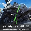 Retractable Ratchet Straps(4 Pack) - 1in x 10ft Self Retracting