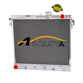 ASCIUTTA 4 Row Aluminum Radiator for 2006-2012 Chevy GMC Colorado Canyon Hummer H3 H3T 3.5L 3.7L 5.3L 2007 2008 2009 2010 2011 (3 Row radiator)