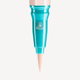 UZU By Flowfushi Eye Opening Liner, Liquid Eyeliner, Hot Water Removable, Alcohol Free, Dye Free, Hypoallergenic, Color: Beige, [2022 New Color]
