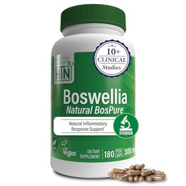 Health Thru Nutrition Boswellia Bospure Non-GMO 300Mg Vege-Capsules, 180 Count