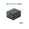 4pcs Relay 871-1C-S-R1 12VDC 5Pins 35/20A Power Relay, High-Performance Micro