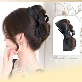 Dyrn Natural Bun Hairpiece Clip-type Part Wig Black / 다이른 내추럴 번 헤어 피스 집게형 부분 가발 블랙