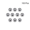 sourcing map 5mm Carbon Steel Bearing Balls Precision Balls 100pcs