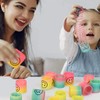 24Pcs Christmas Mini Slinky Rainbow Smiley Face Springs Fidgets Toy,Coil
