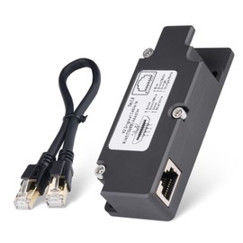 Ethernet Adapter with CAT 8 Cable T568B Pin Fast Connection Adapter for Dishy V2 to PoE Injector RJ45 Adapter