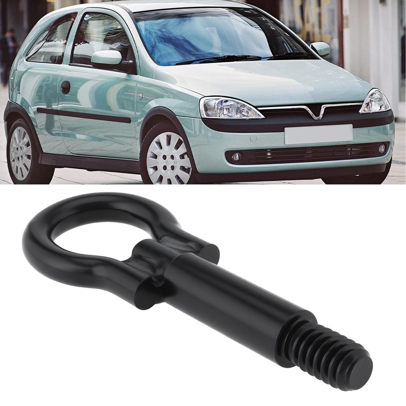 Briny River Black Tow Eye Hook 90507738 Compatible with Vauxhall