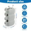 4pcs Silicone Shower Head Holder, Universal Relocatable Shower Head Suction