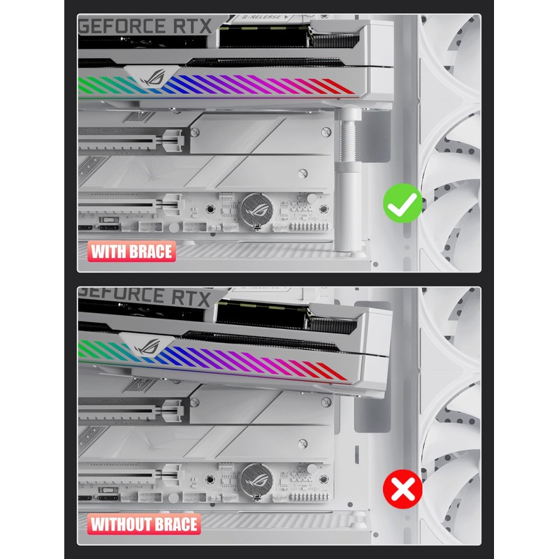 upHere GPU Support Bracket,Graphics Card GPU Support, Video Card Sag