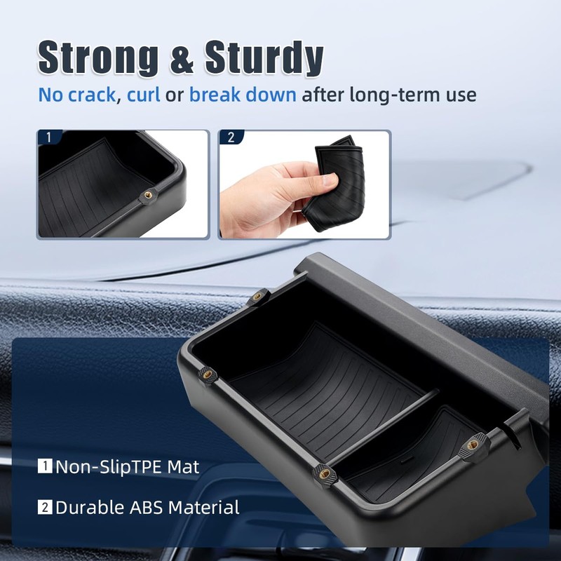 TUYICN Dashboard Storage Box Compatible with Toyota Tacoma 2024 2025