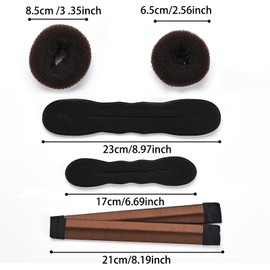 Grehge Maker Set 31 Piece Styling Accessory Set The Most Complete Styling Accessory Set (Brown)