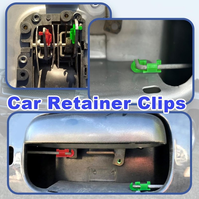 8 Pair Rod Retainer Clips, Left & Right Tail Gate