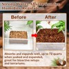 Halatool 10LB Coconut Chips Substrate for Reptiles 72QT Natural Coco