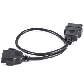 OBD-II 16 Pin Car Male to Female Extension Cable Diagnostic Extender 50cm OBD 2 Auto Car Male to Female Extension Cable Diagnostic Extender Cord Adapter