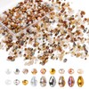 Glass Beads for Jewelry Making -800PCS Brown Crystal Beads for