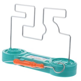 VICASKY 1 Set Maze Game Toy Touch Tube Maze Electric Bump Maze Electric Touch Labyrinth Party Funny Game Plastic Blue