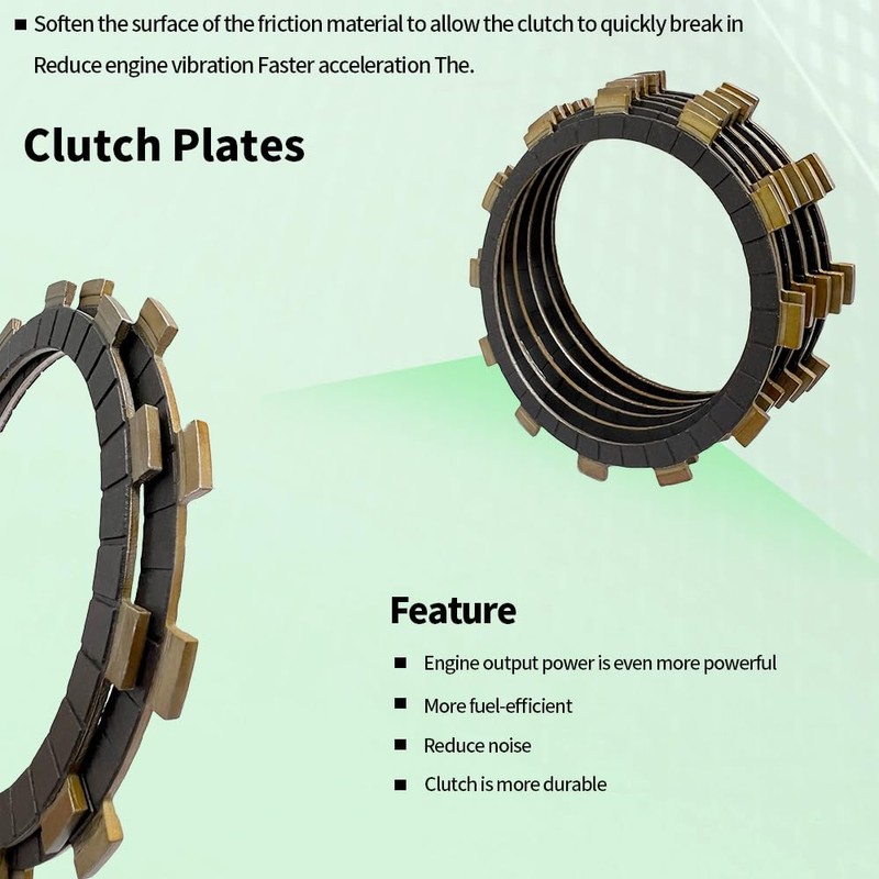 Clutch Kit Heavy Duty Springs & Cover Gasket For Raptor