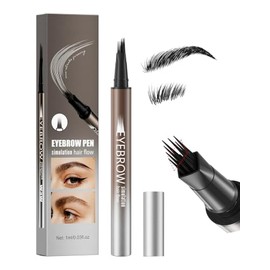 Erinde Lpiz Lquido para Cejas, Resistente al Agua y Duradero,f205black  Rellena y Define Cejas Naturalmente con Aplicación Precis, Diseño Multiusos,  