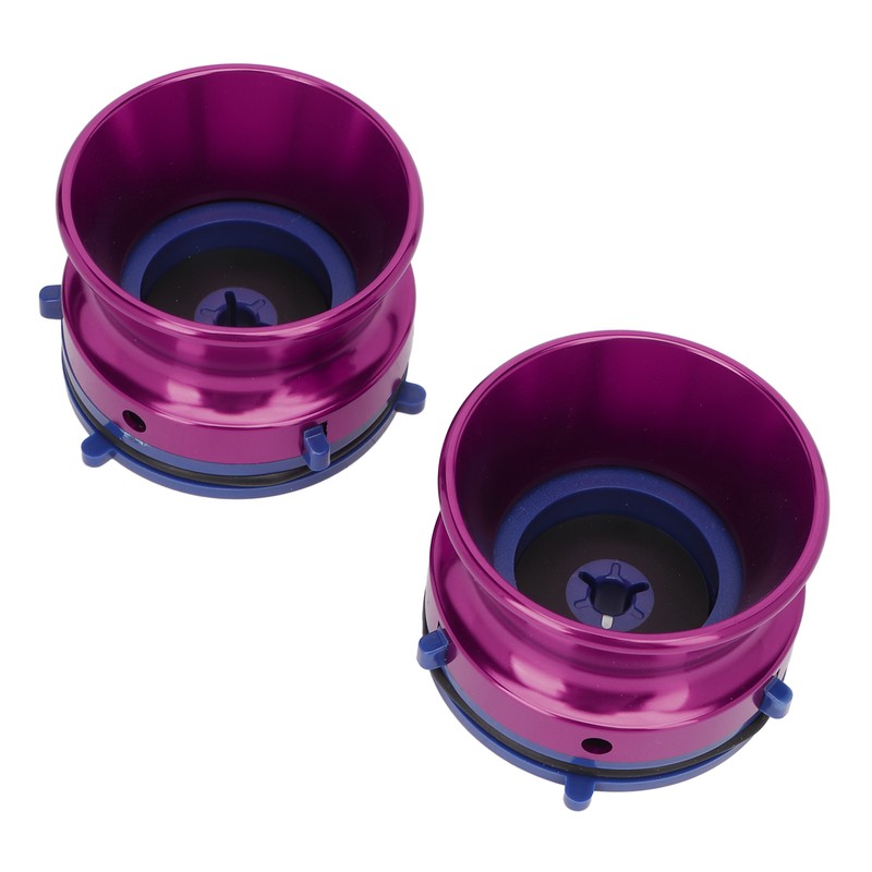 1 Pair NAB Hub Adapters Polished Aluminum Alloy Universal Loading