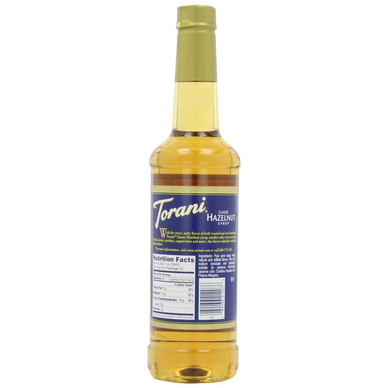 Torani Syrup, Classic Hazelnut, 25.4-Ounce Bottles (Pack of 3)