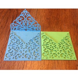 Anxendong Wedding Flower Border Metal Die Cuts Cutting Dies, Silver, 20 x 9.5cm/7.87 x 3.74inch, Carbon Steel, Modern, Paper Craft Die Cuts, Wedding & DIY Crafts