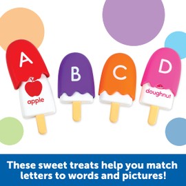 Learning Resources Mini ABC Pops, 52 Pieces, Ages 3+, Alphabet Recognition, Fine Motor Skills Toys, Toddler Learning Toys, Montessori Toys for Kids