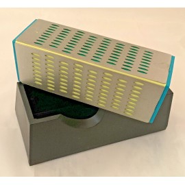 Gordon  NEW GORDON DIAMOND HONE BLOCK STONE KNIFE SHARPENER WET DRY 4 SIDE SHARPENING