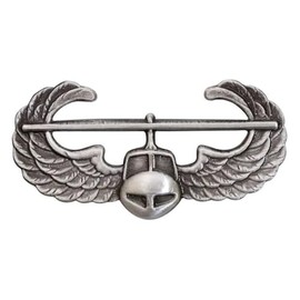 Army Air Assault Badge Full Size Oxidized Finish