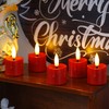 Yeelida Rechargeable Flameless 1.6" x2.5" Tea Light Candles with Remote