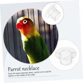 GRIRIW Birds Bite Collar Parrot Necklace Easy Disassembly Acrylic Material m Size for Macaw
