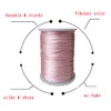 Xiezyu 2.5 mm Nylon Satin Cord Thread Beading String for