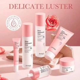 Kit Skincare Bioaqua Agua De Rosas Con Ácido Hialurónico