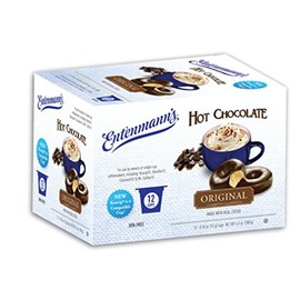 Entenmann's Single Serve Coffee, Hot Chocolate, 12 Count (Pack of 6)