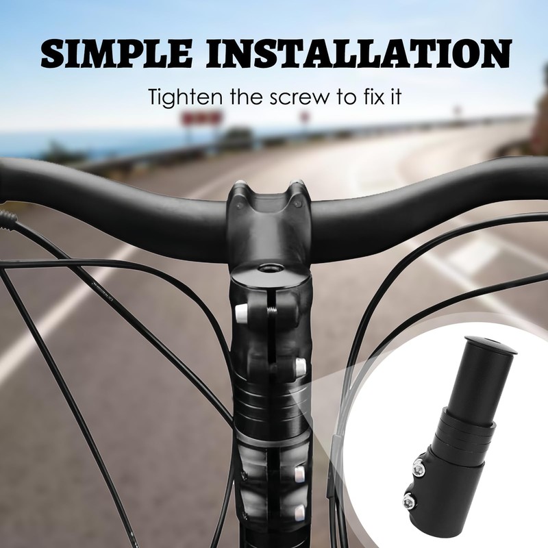Bike Stem Riser Extender MTB Handlebar Stem Adapter Bicycle Fork