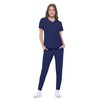 Natural Uniforms Ultra Stretch Form Fitting Womens Scrub Set (True