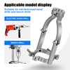 Square Hole Drill Bit Adapter and Square Hole Drill Bit
