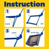 Niubility Portable Dog Poop Catcher on Walk, 38" Stainless Steel