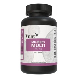 Multivitamínico De Mujer Vnat 100cap Mujeres Multi Vitaminas Sabor Neutro                                                                             